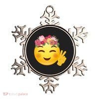 Flower Crown Emoji Ornament thumb 0