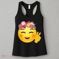 Flower Crown Emoji Women's Tank Top thumb 3