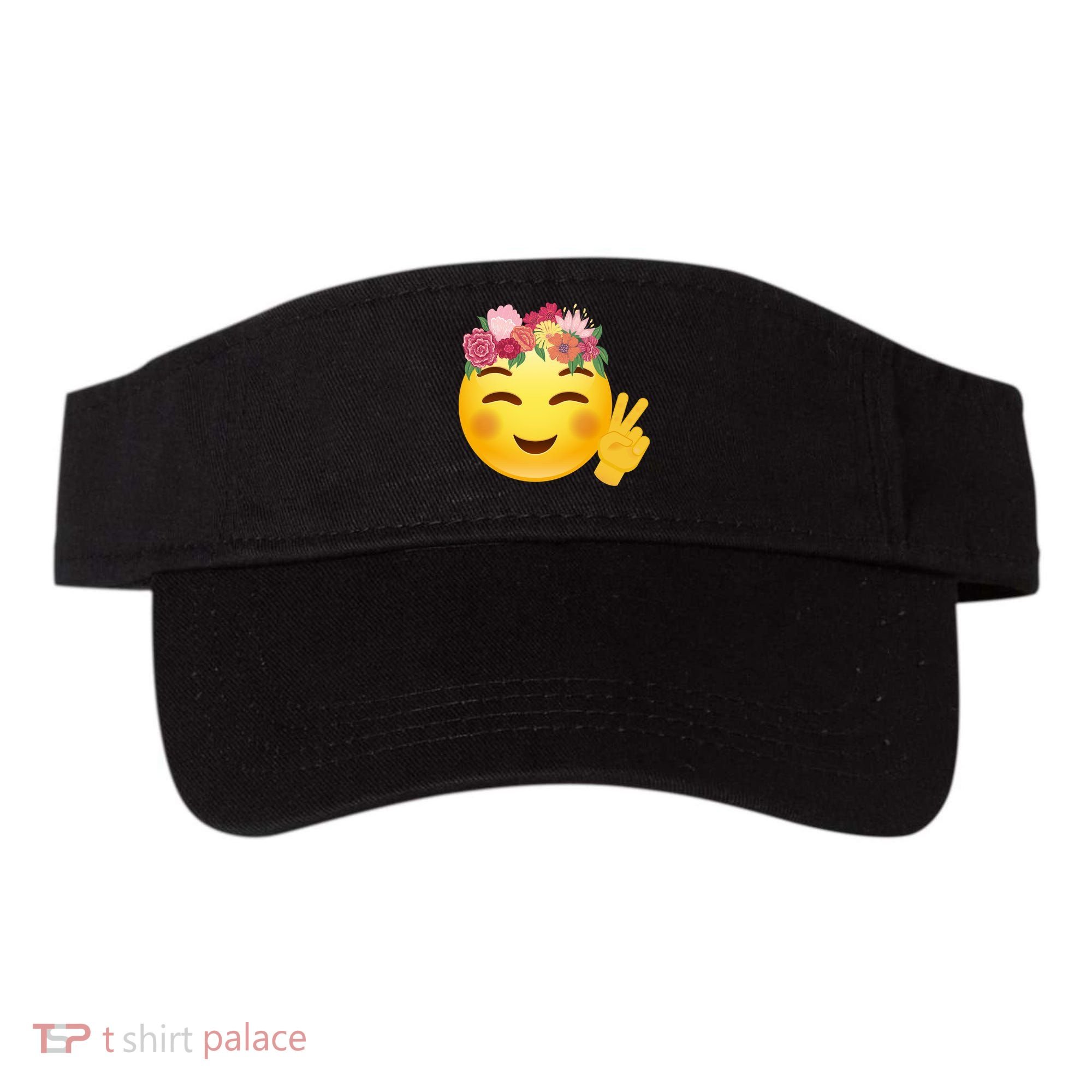 Flower Crown Emoji Visor