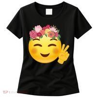 Flower Crown Emoji Women's T-Shirt thumb 0