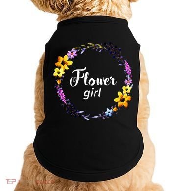 Flower Girl Doggie Tank