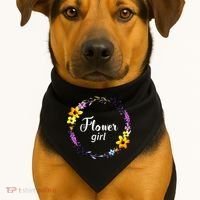 Flower Girl USA-Made Doggie Bandana thumb 1