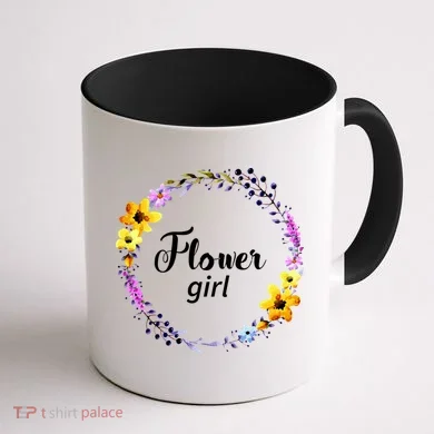 Flower Girl Coffee Mug back