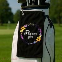 Flower Girl Golf Towel thumb 2