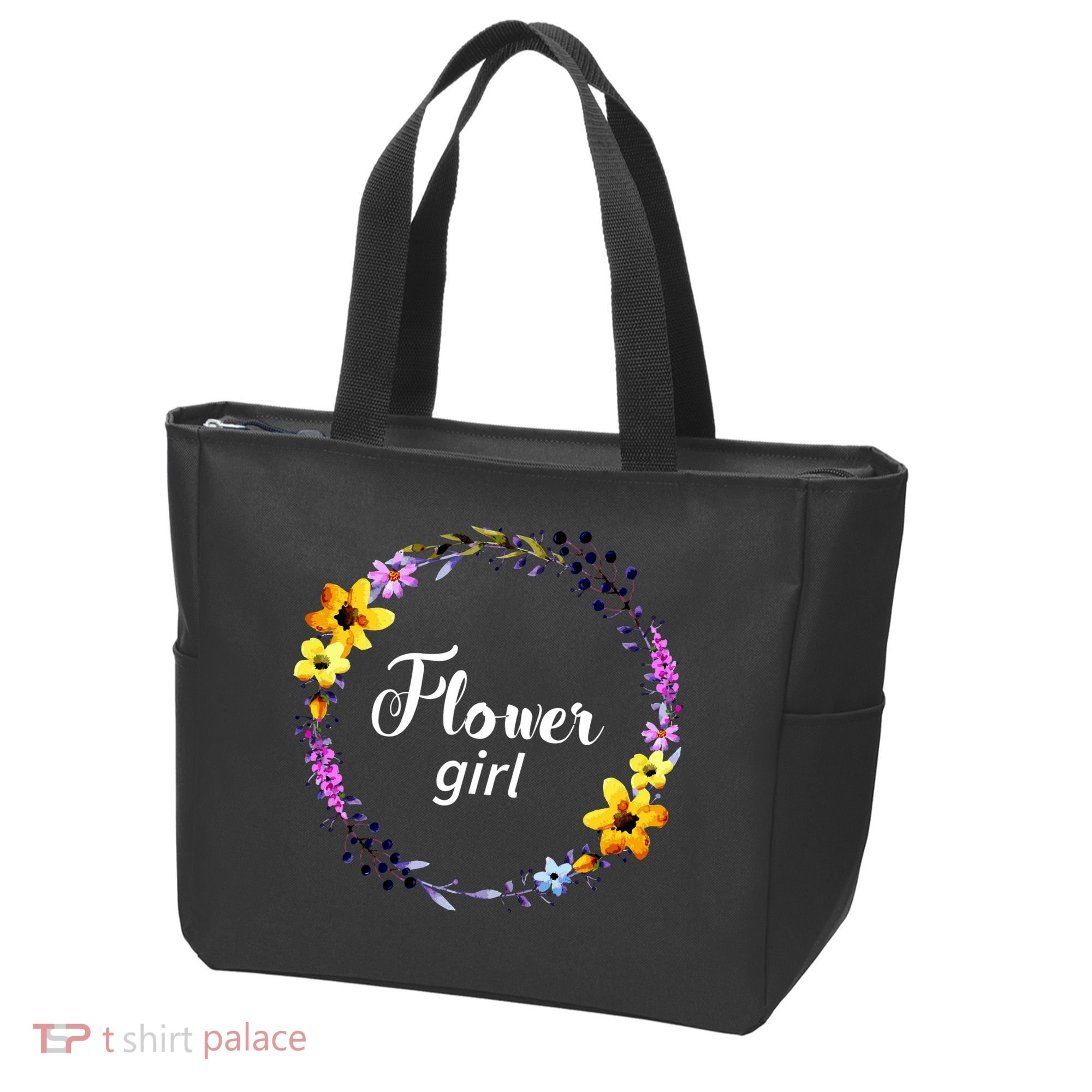 Flower Girl Tote Bag