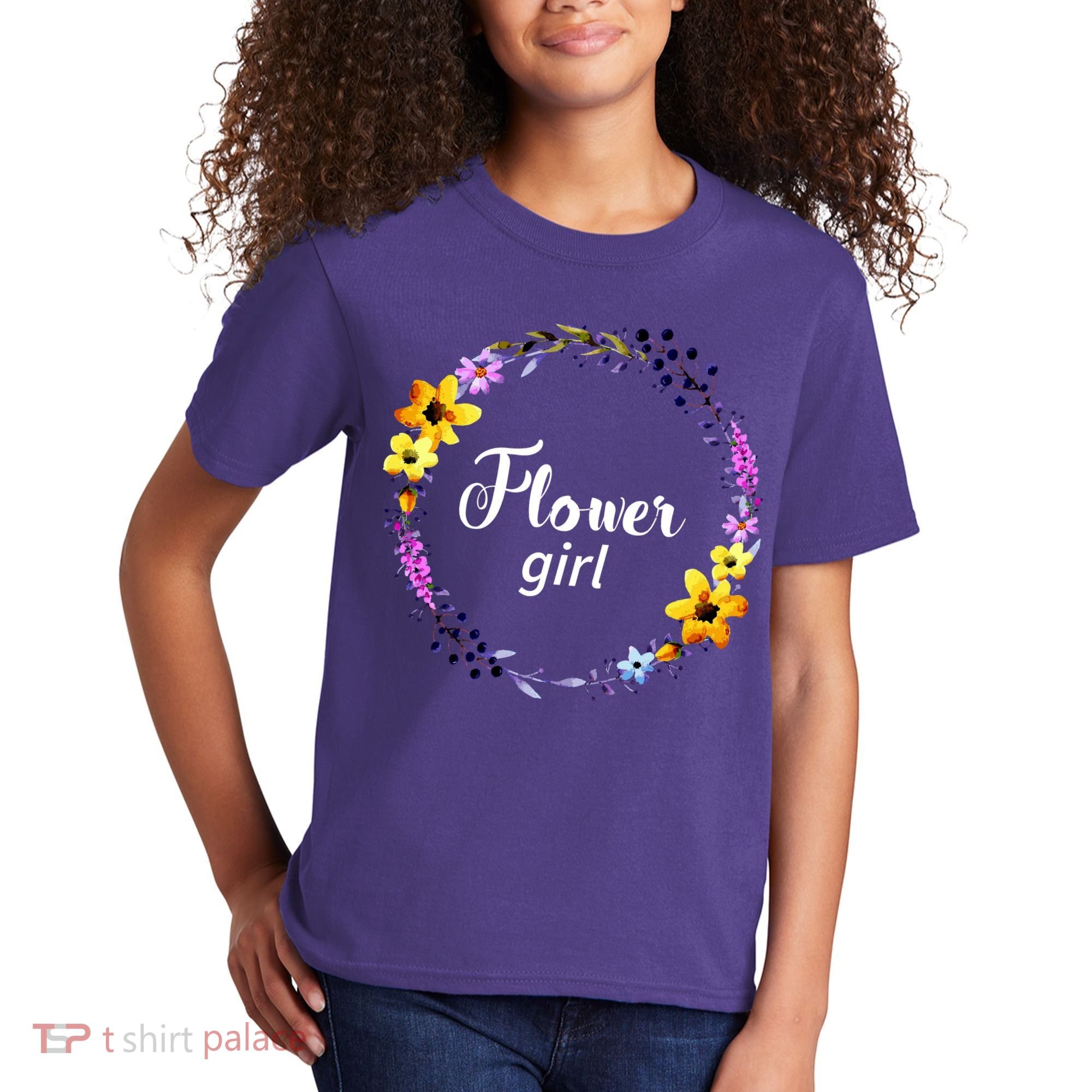 Flower Girl Kids T-Shirt