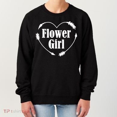 Flower Girl Heart Women's Sweatshirt