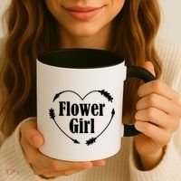 Flower Girl Heart Coffee Mug thumb 3