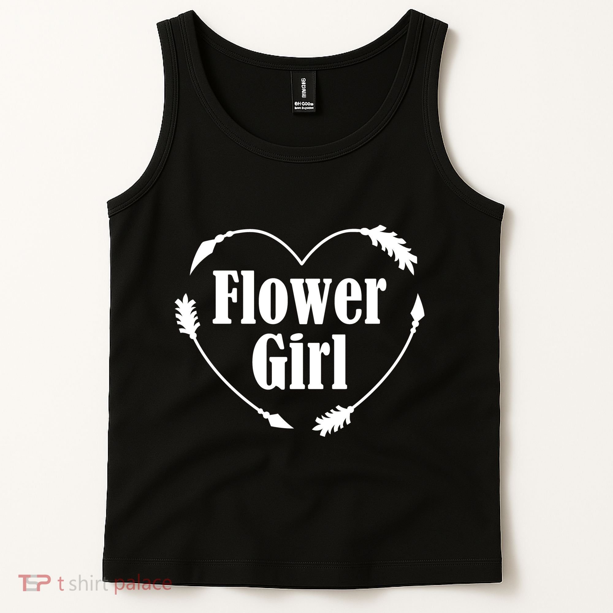 Flower Girl Heart Tank Top
