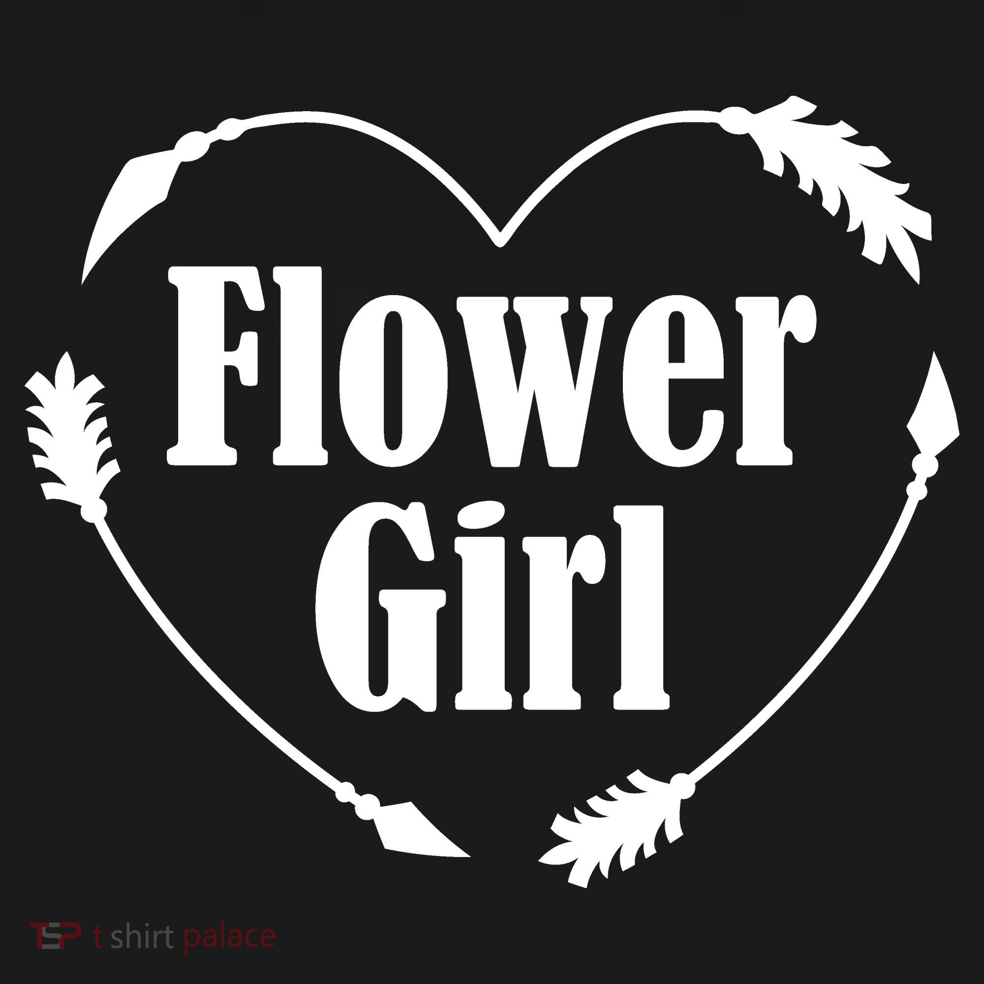 Flower Girl Heart Tank Top