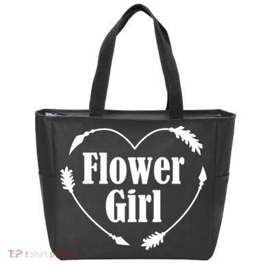 Flower Girl Heart Tote Bag