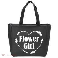 Flower Girl Heart Tote Bag thumb 0