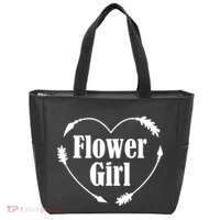 Flower Girl Heart Tote Bag thumb 0