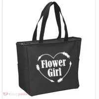 Flower Girl Heart Tote Bag thumb 2
