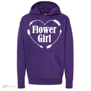 Flower Girl Heart Hoodie