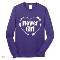 Flower Girl Heart Long Sleeve Shirt thumb 0