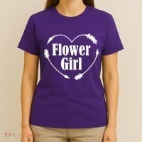 Flower Girl Heart T-Shirt thumb 4