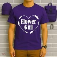 Flower Girl Heart T-Shirt thumb 6