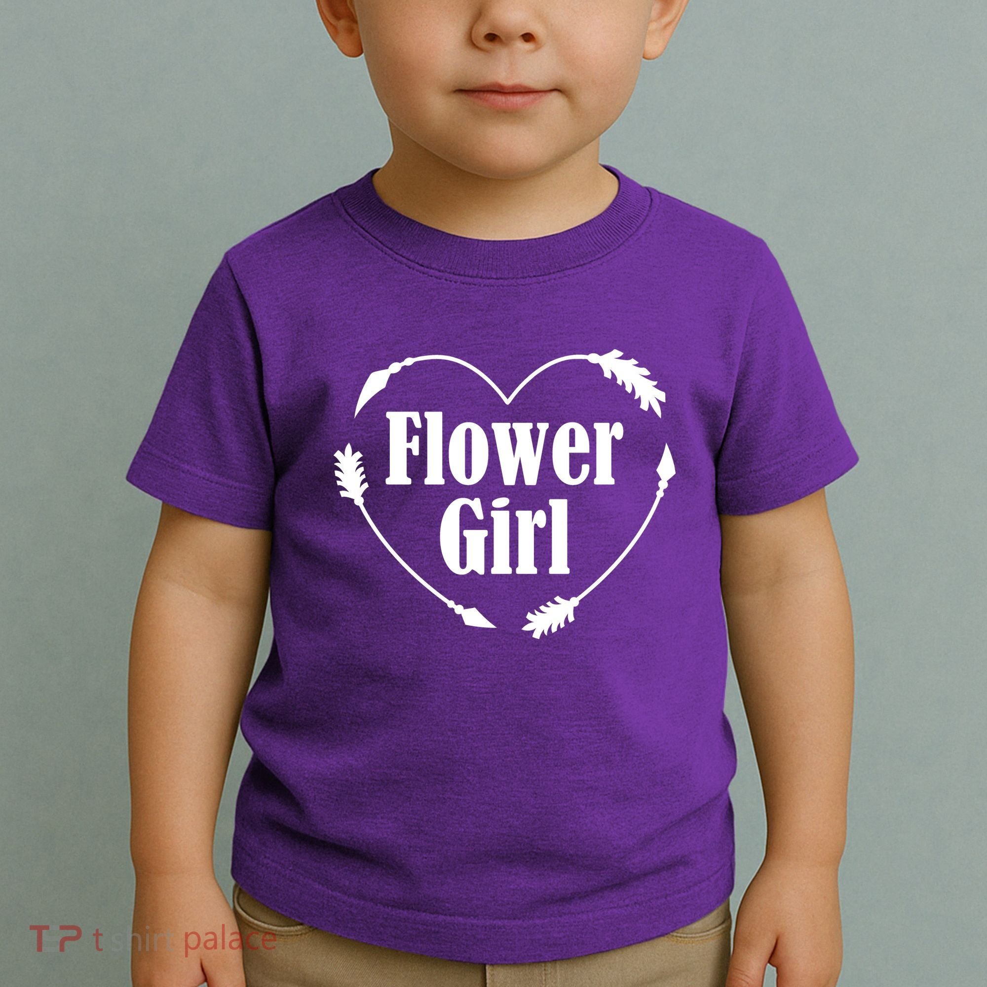 Flower Girl Heart Toddler T-Shirt