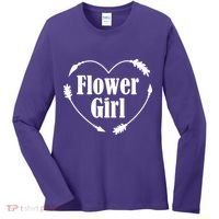 Flower Girl Heart Women's Long Sleeve Shirt thumb 0
