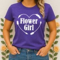 Flower Girl Heart Women's T-Shirt thumb 2