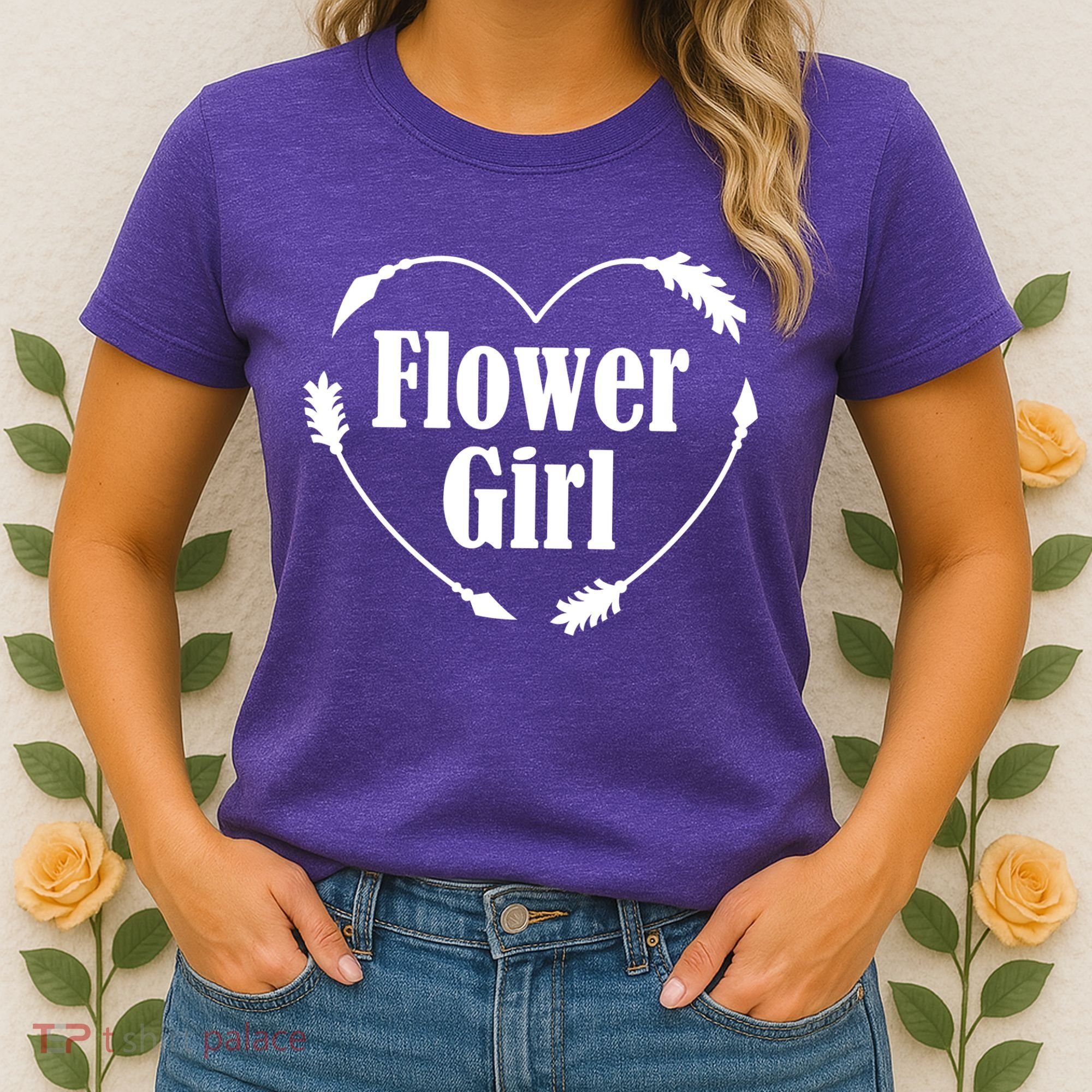 Flower Girl Heart Women's T-Shirt