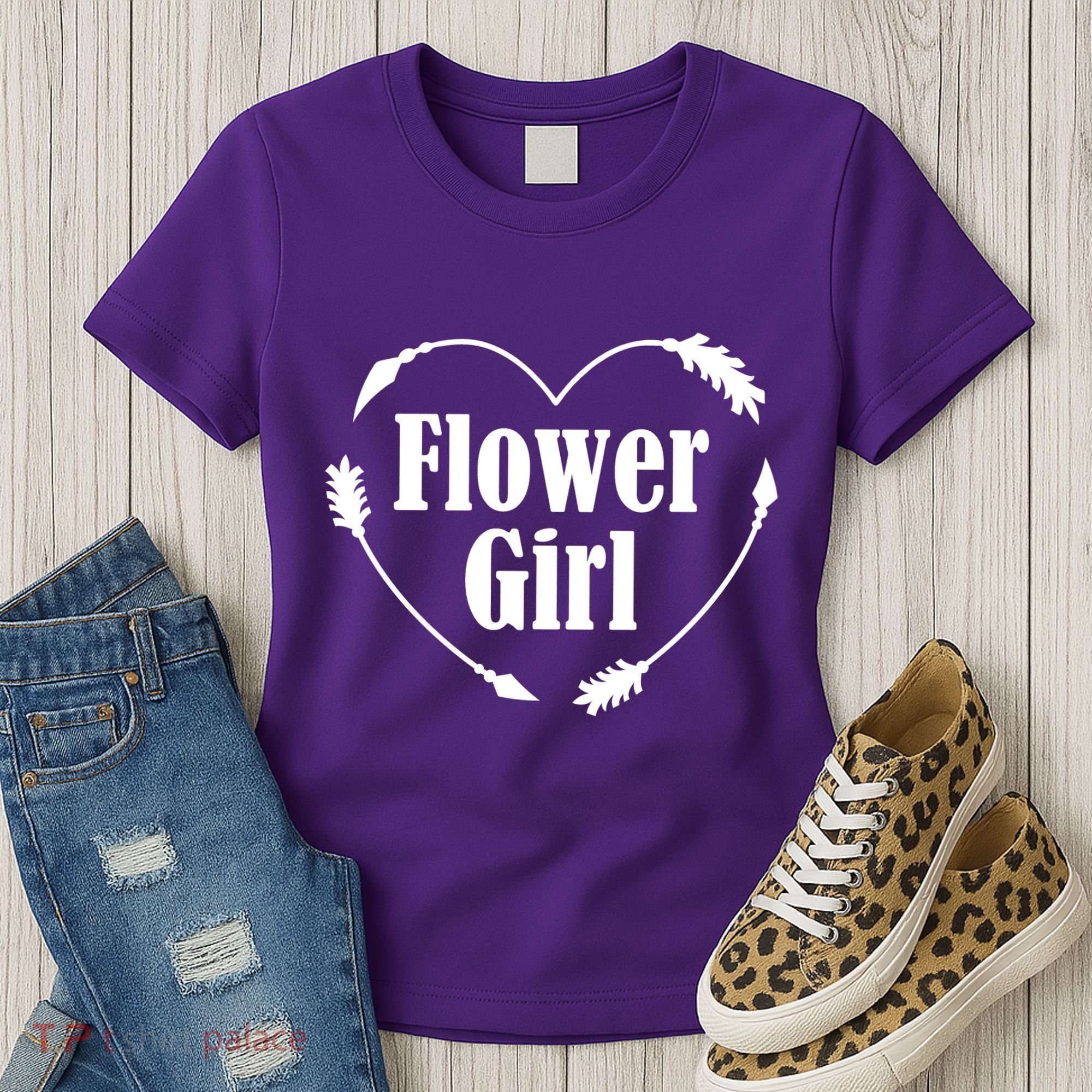 Flower Girl Heart Women's T-Shirt