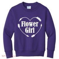 Flower Girl Heart Kids Sweatshirt thumb 0