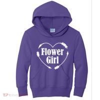 Flower Girl Heart Kids Hoodie thumb 0