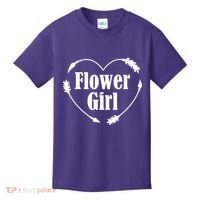 Flower Girl Heart Kids T-Shirt thumb 0