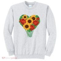 Flower Heart Bouquet Sweatshirt thumb 0