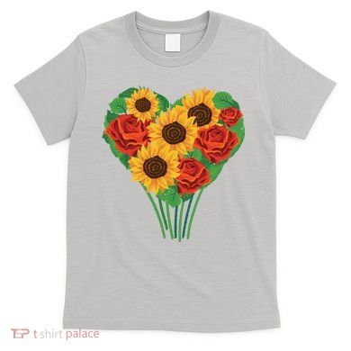 Flower Heart Bouquet T-Shirt