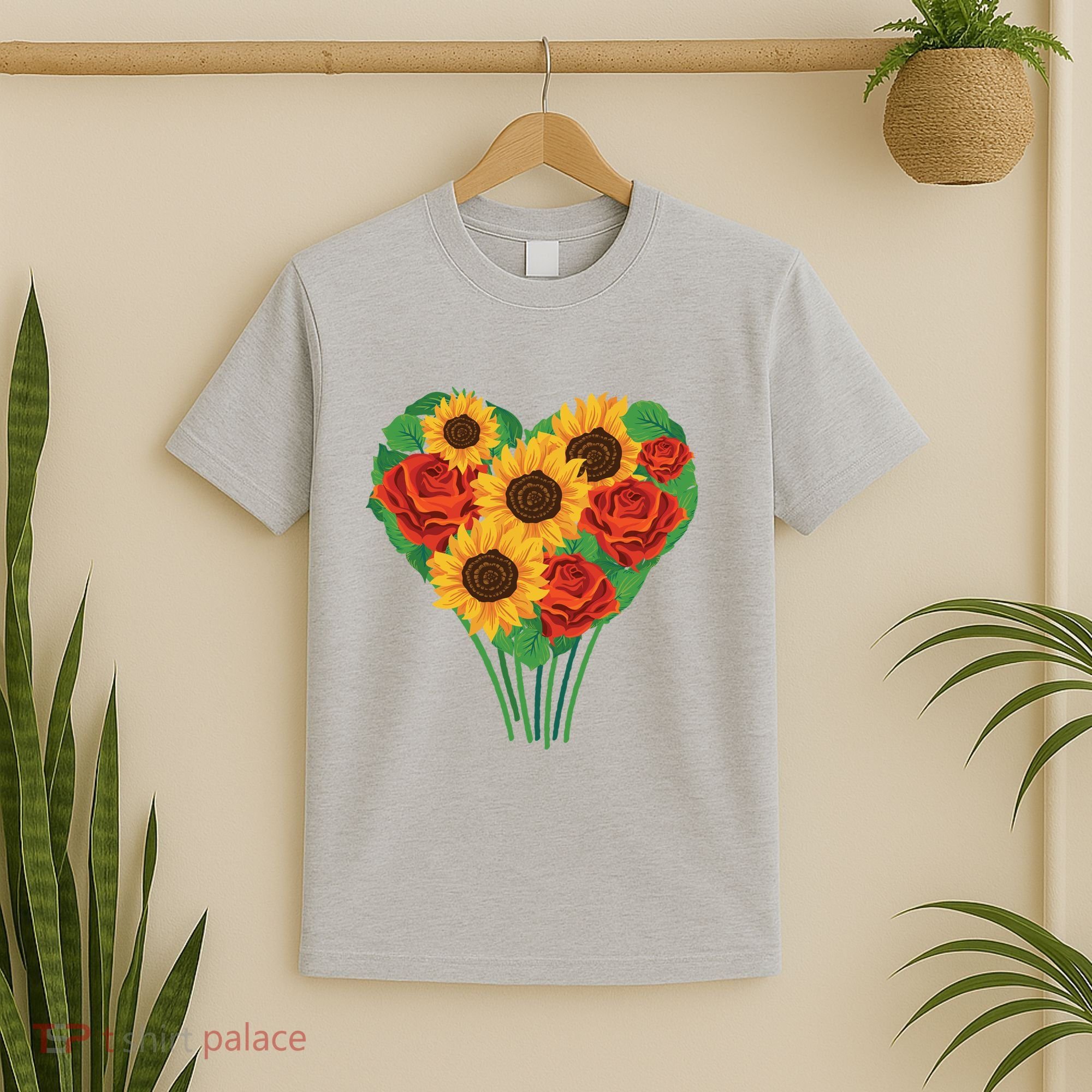 Flower Heart Bouquet T-Shirt
