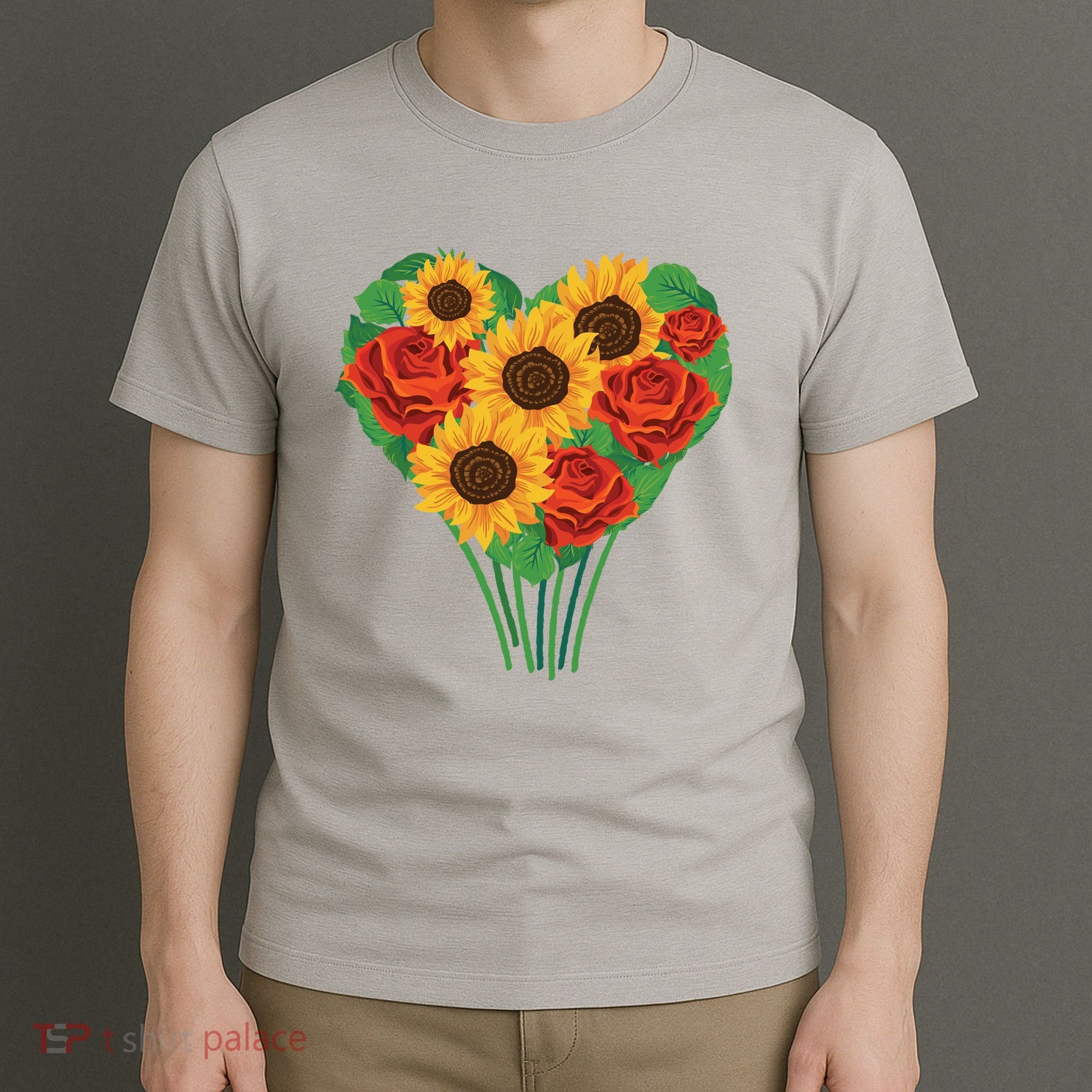 Flower Heart Bouquet T-Shirt