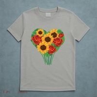 Flower Heart Bouquet T-Shirt thumb 5