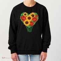 Flower Heart Bouquet Women's Sweatshirt thumb 0