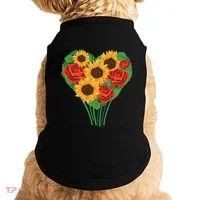 Flower Heart Bouquet Doggie Tank thumb 0