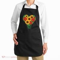 Flower Heart Bouquet Apron thumb 2
