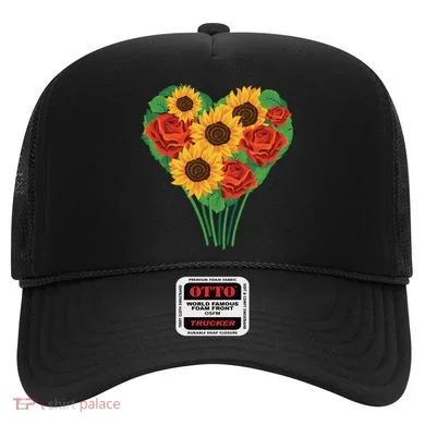 Flower Heart Bouquet Hat