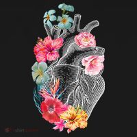 Flower Heart Floral Doggie Tank thumb 4