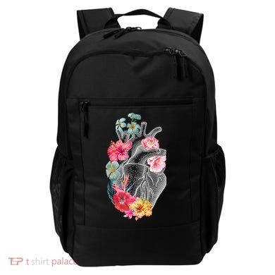 Flower Heart Floral Backpack