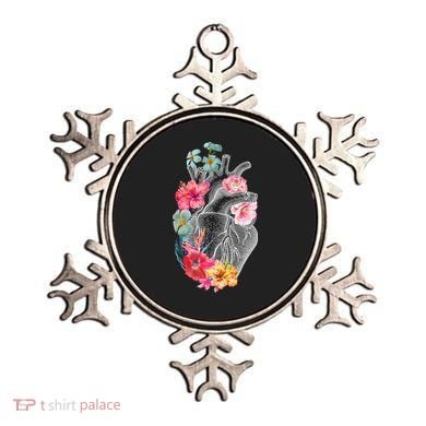 Flower Heart Floral Ornament