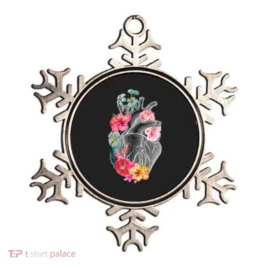Flower Heart Floral Ornament