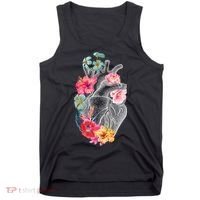 Flower Heart Floral Tank Top thumb 0