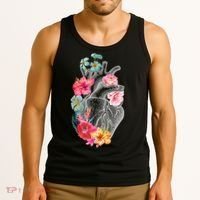 Flower Heart Floral Tank Top thumb 3