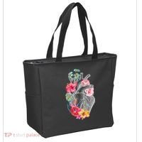 Flower Heart Floral Tote Bag thumb 2