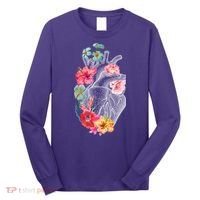 Flower Heart Floral Long Sleeve Shirt thumb 0