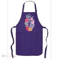 Flower Heart Floral Apron thumb 0