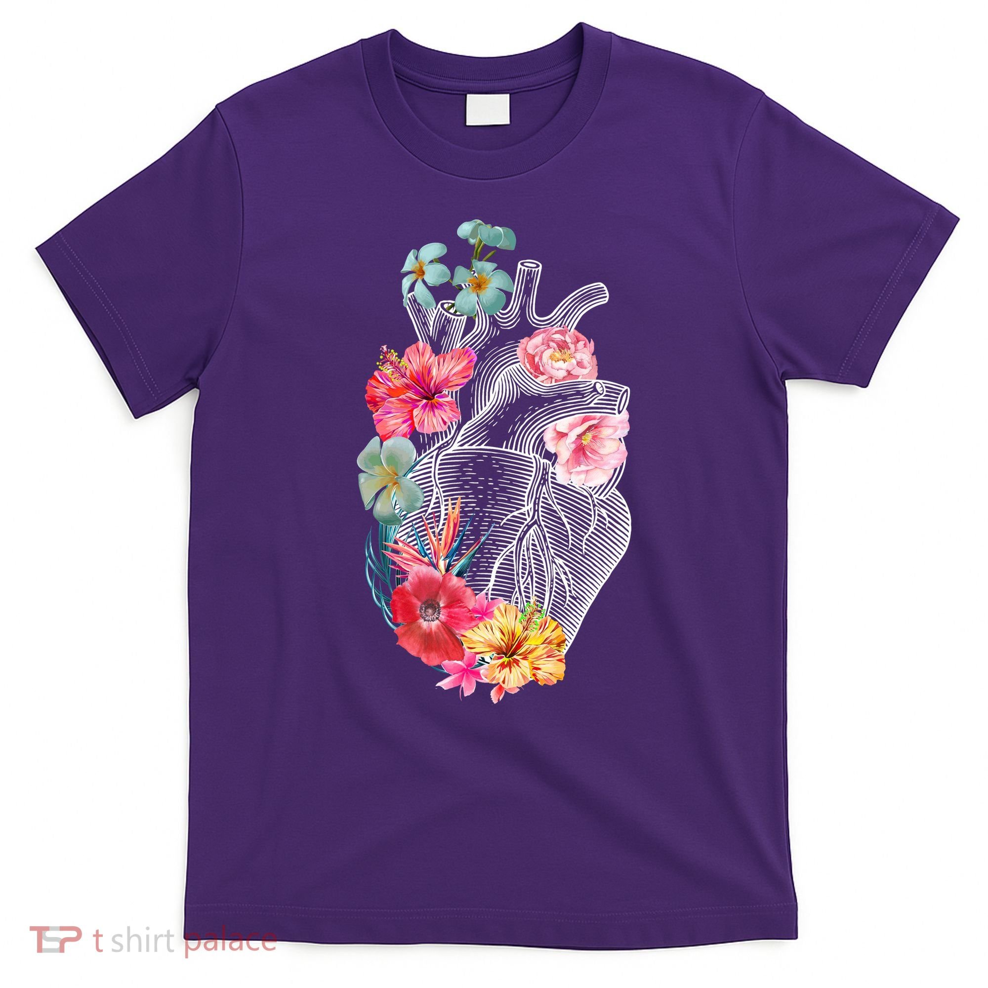 Flower Heart Floral T-Shirt