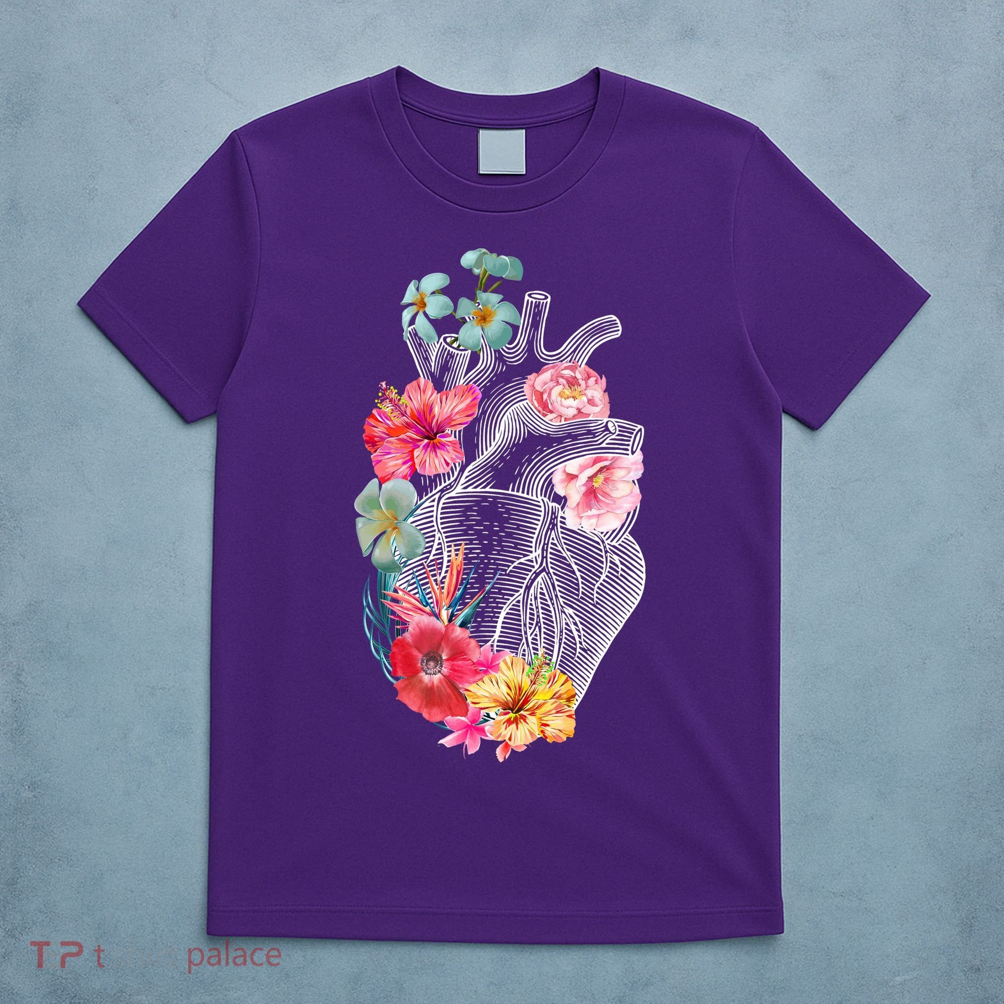 Flower Heart Floral T-Shirt